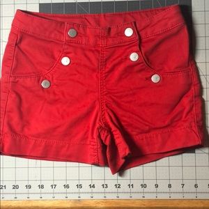 Arizona Jean Co. Red Button Front Jeans